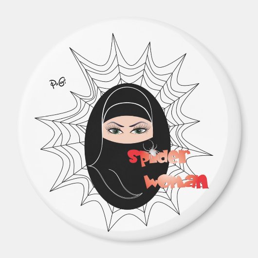 Spinnenfrau/Magnet Magneet (Voorkant)