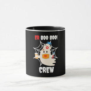 spinnengeschenk Boo Crew Verpleegster Halloween Mok