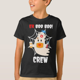 spinnengeschenk   Boo Crew Verpleegster Halloween  T-shirt