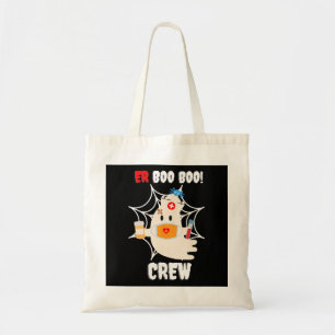 spinnengeschenk Boo Crew Verpleegster Halloween Tote Bag