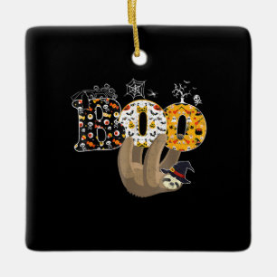 spinnengeschenk Boo Halloween met luie heks Pet Keramisch Ornament