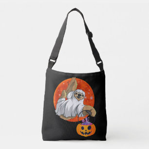 spinnengeschenk Boo Halloween met pompoen Crossbody Tas