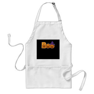 spinnengeschenk Boo Halloween Pompoen Gezichten Standaard Schort