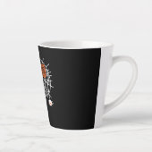 spinnengeschenk | Boo Spin Web voor Vrouw Grappig Latte Mok (Rechts)