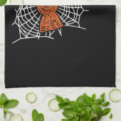 spinnengeschenk | Boo Spin Web voor Vrouw Grappig Theedoek (Gevouwen)