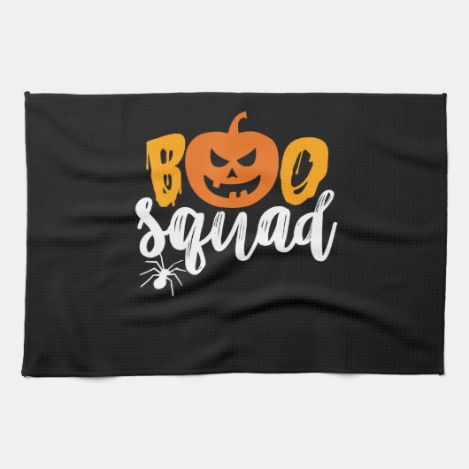 spinnengeschenk | Boo Squad - Pompoenspin Hallowee Theedoek (Horizontaal)