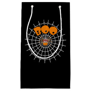 spinnengeschenk   Grappige Boo Spider Web Hallowee Klein Cadeauzakje