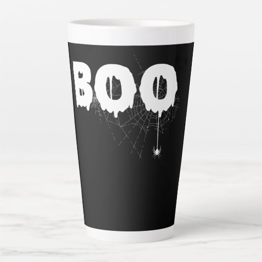 spinnengeschenk | Halloween Grappige Enge Kleine S Latte Mok (Voorkant)