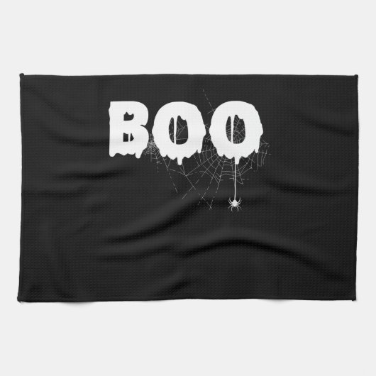 spinnengeschenk | Halloween Grappige Enge Kleine S Theedoek (Horizontaal)