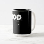 spinnengeschenk | Halloween Grappige Enge Kleine S Tweekleurige Koffiemok (Voorkant rechts)