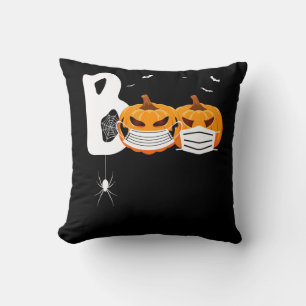 spinnengeschenk Halloween pompoenen dragen maske Kussen