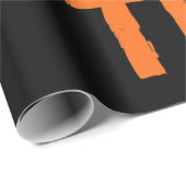 spinnengeschenk | Halloween Team Pompoen Spook Cadeaupapier (Rol Hoek)