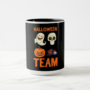 spinnengeschenk Halloween Team Pompoen Spook Mok