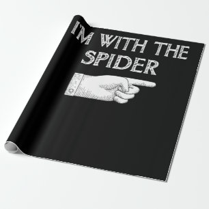 spinnengeschenk Ik ben met de spin kostuum match Cadeaupapier