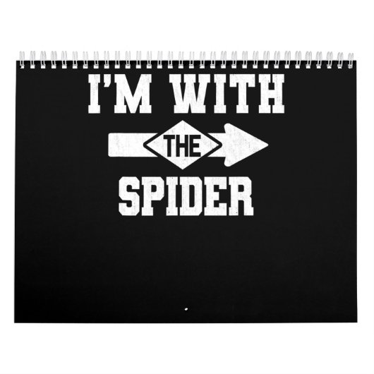 spinnengeschenk | Ik ben met de spin kostuum match Kalender (Hoes)