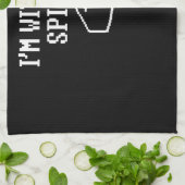 spinnengeschenk | Ik ben met de spin kostuum match Theedoek (Gevouwen)