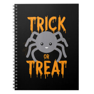 spinnengeschenk Spin - Trick or treat- Halloween Notitieboek