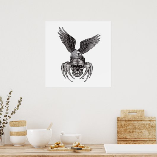 Spinnenkop met Adelaar Poster (Keuken)