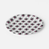 Spinnenliefde Papieren Bordje (Gekanteld)