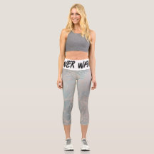 Spinnennet geïnspireerd High Waisted Capris