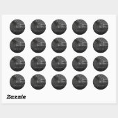 Spinnenstickers Ronde Sticker (Vel)