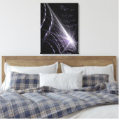 Spinnenweb Canvas Afdruk (Insitu (Slaapkamer))