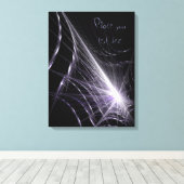 Spinnenweb Canvas Afdruk (Insitu (Houten vloer))