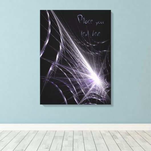 Spinnenweb Canvas Afdruk (Insitu (Houten vloer))