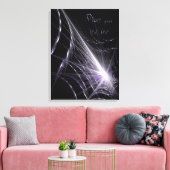 Spinnenweb Canvas Afdruk (Insitu (Woonkamer))