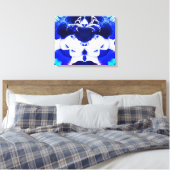 Spinnenweb Canvas Afdruk (Insitu (Slaapkamer))