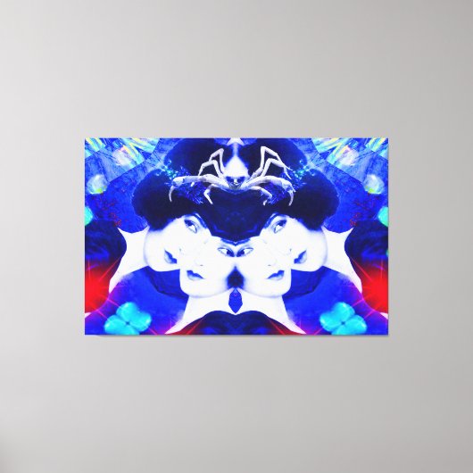 Spinnenweb Canvas Afdruk (Voorkant)