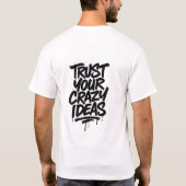 Spinnenweb - gevangen t-shirt (Achterkant)