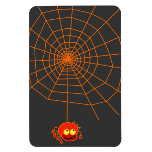 Spinnenweb Halloween flexibele magneet
