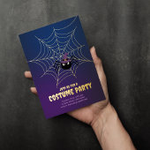 Spinnenweb Halloween Folie Feestdagenkaart