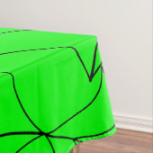 spinnenweb halloween gotisch spinnenweb zuur groen tafelkleed (Voorbeeld)