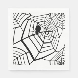 Spinnenweb - Halloween - Papieren servet