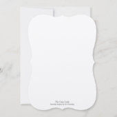 Spinnenweb Halloween Uitnodiging (Achterkant)