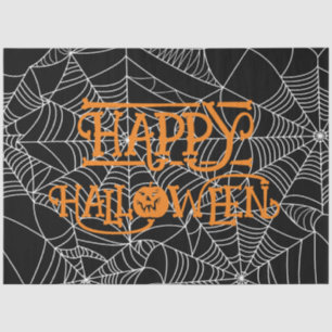 Spinnenweb Halve Maan Halloween Kostuum Feest Tissuepapier