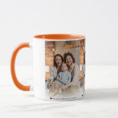 Spinnenweb Hand-Lettered Boo Halloween Foto Mok (Links)