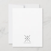 Spinnenweb met kerstverlichting, Wenskaart Bedankkaart (Achterkant)