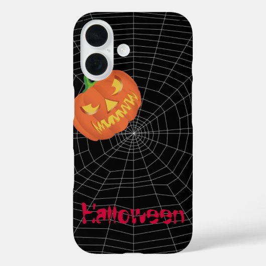 spinnenweb op Zwart Case-Mate iPhone Case (Achterkant)