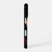 spinnenweb op zwart iPhone 16 hoesje (Rechterkant)