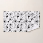 Spinnenweb Patroon Halloween  Bad Handdoek (Handdoek)
