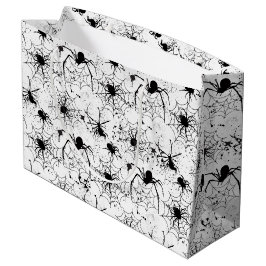 Spinnenweb Patroon Halloween Groot Cadeauzakje
