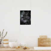 Spinnenweb Poster (Keuken)