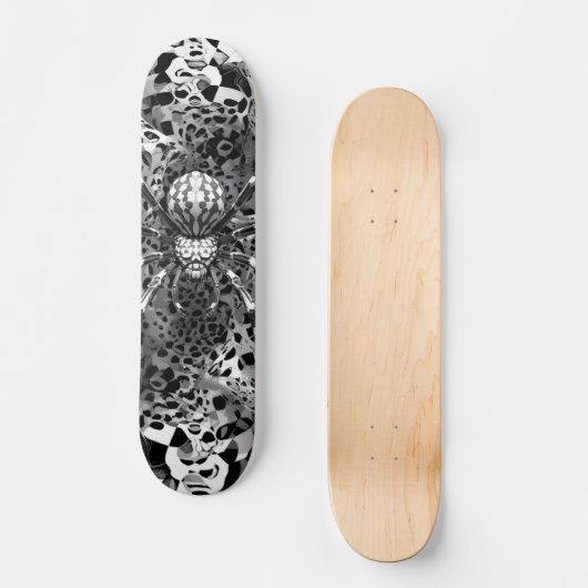 Spinnenweb skateboard (Voorkant)