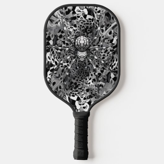 Spinnenweb skateboard pickleball paddle (Achterkant)