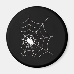 Spinnenweb zwangerschapsaankondiging Halloween Magneet