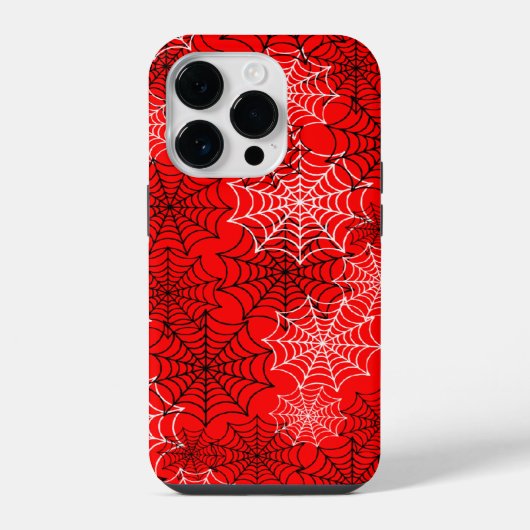Spinnenwebben iPhone Hoesje (Achterkant)