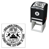 Spinnenwebben van een spookhuis Heksen Naam Adres Zelfinktende Stempel (In situ)